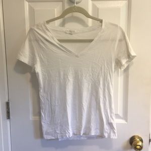Three v-neck tees